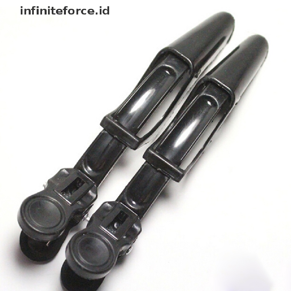 Infiniteforce.id 5pcs / Set Jepit Rambut Bahan Plastik + aluminum Untuk Salon