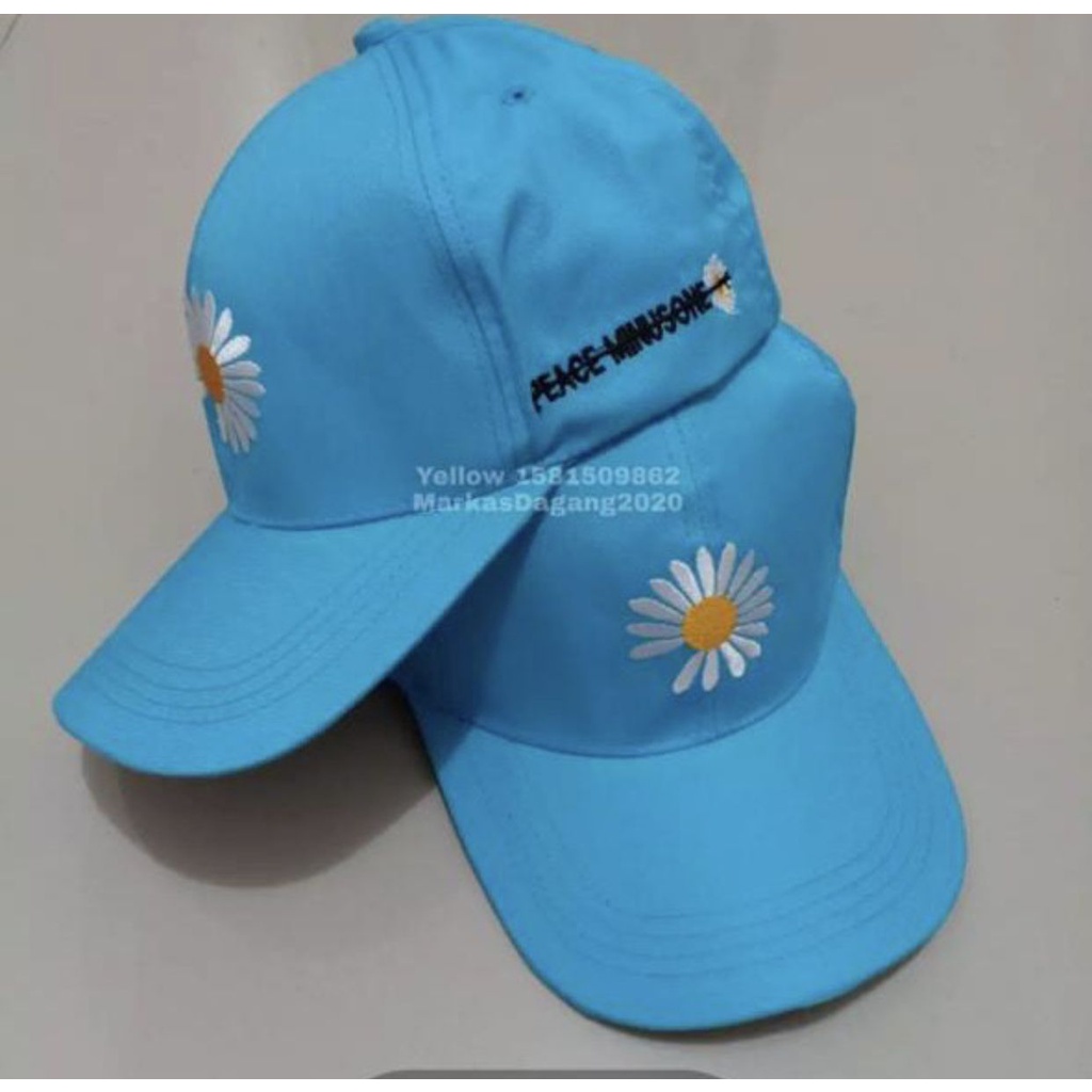 topi pria wanita terbaru / topi baseball paling keren 2021 motif bunga matahari