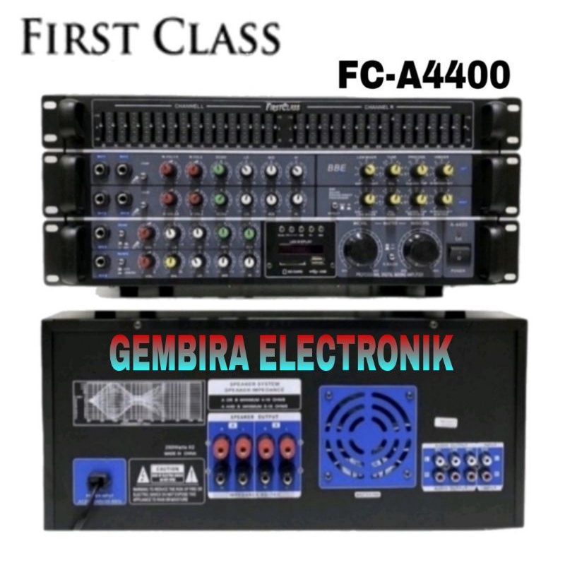 Power Ampli Mixer Firstclass Fc A4400 Profesional Power Amplifier Original Grade A