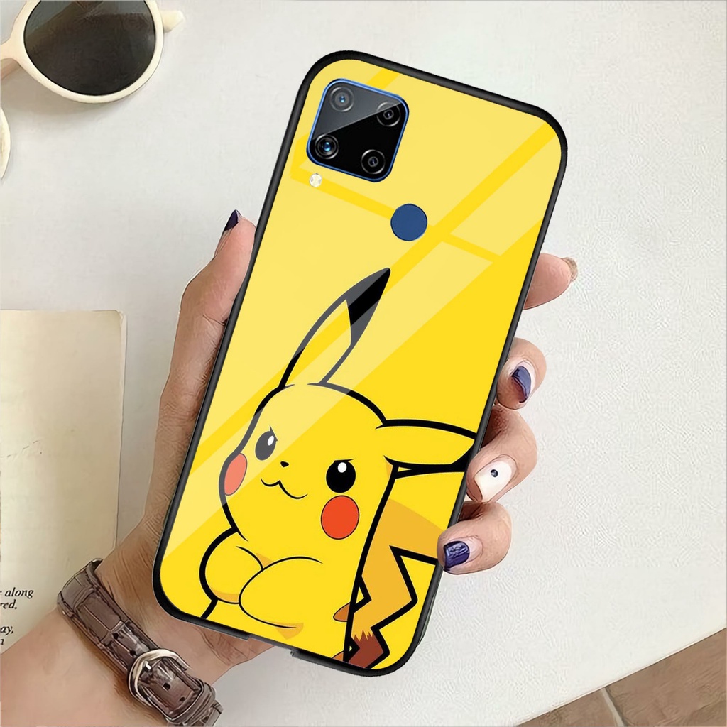 (U 152) Softcase Kaca Realme C15  - Casing Hp Realme C15 - Case Keren Realme C15 - Case Cantik Realm