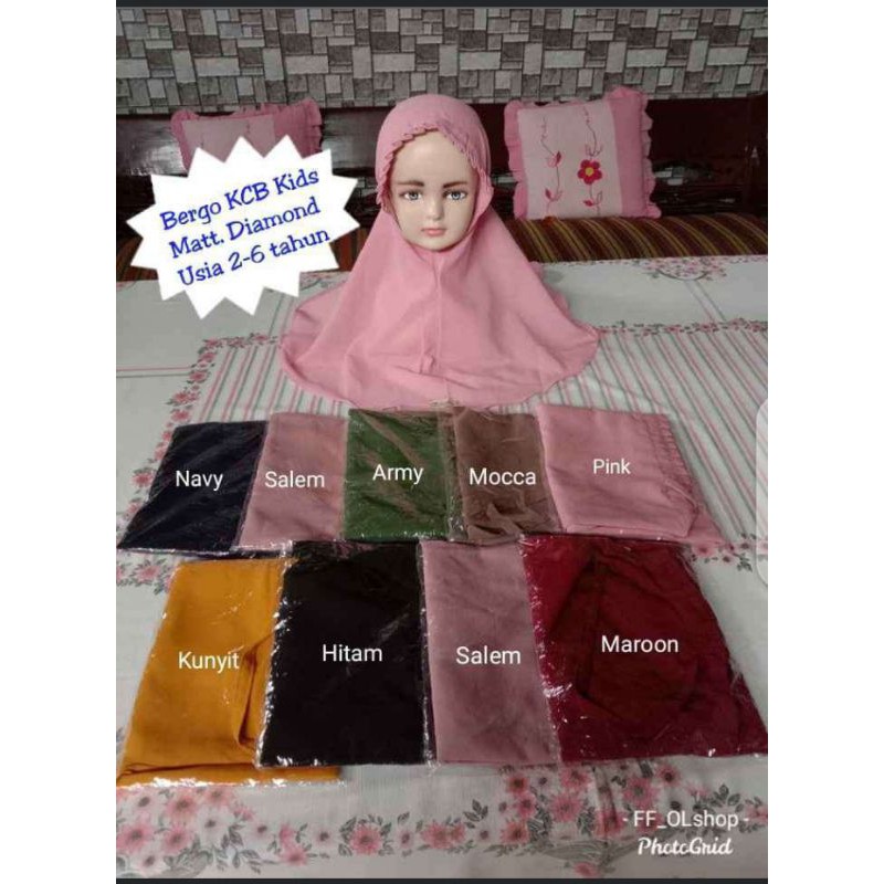 bergo KCB lipit anak