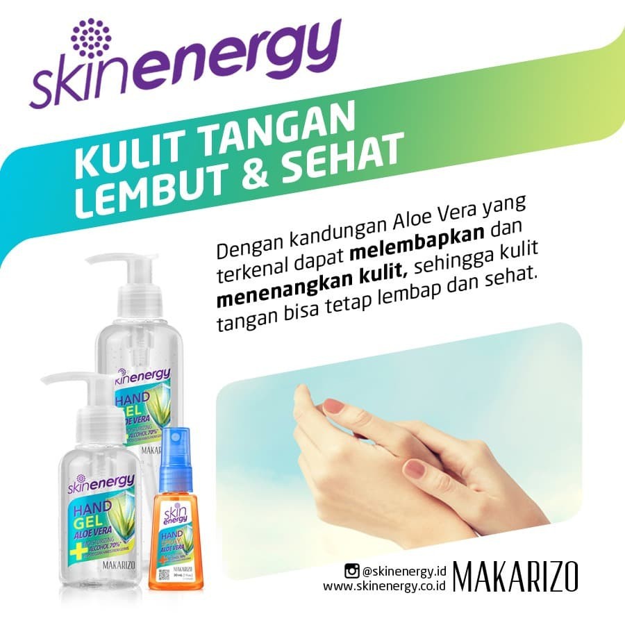Makarizo Skin Energy Hand Gel Aloe Vera 5000 mL – Alkohol 70% v/v-2
