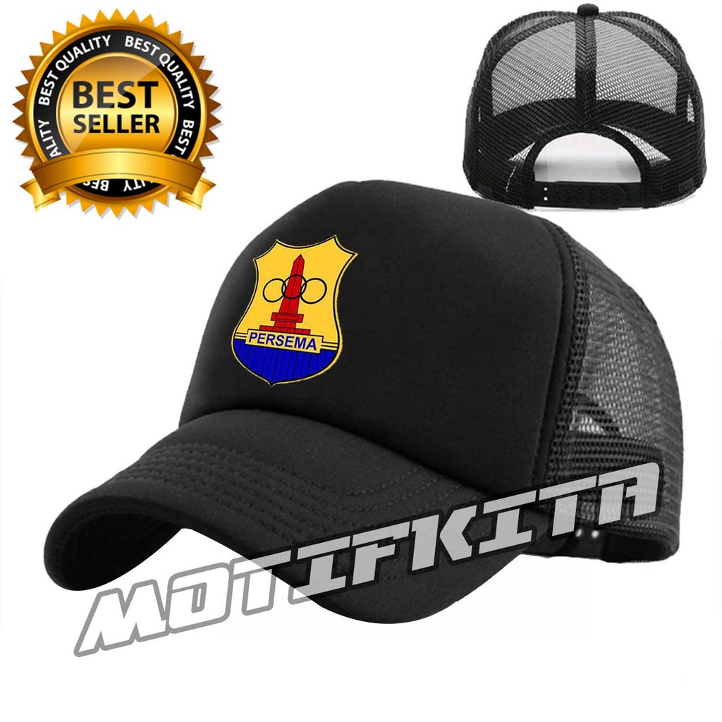Topi Trucker Jaring PERSEMA MALANG  BOLA INDONESIA Murah Keren pria wanita MOTIFKITA