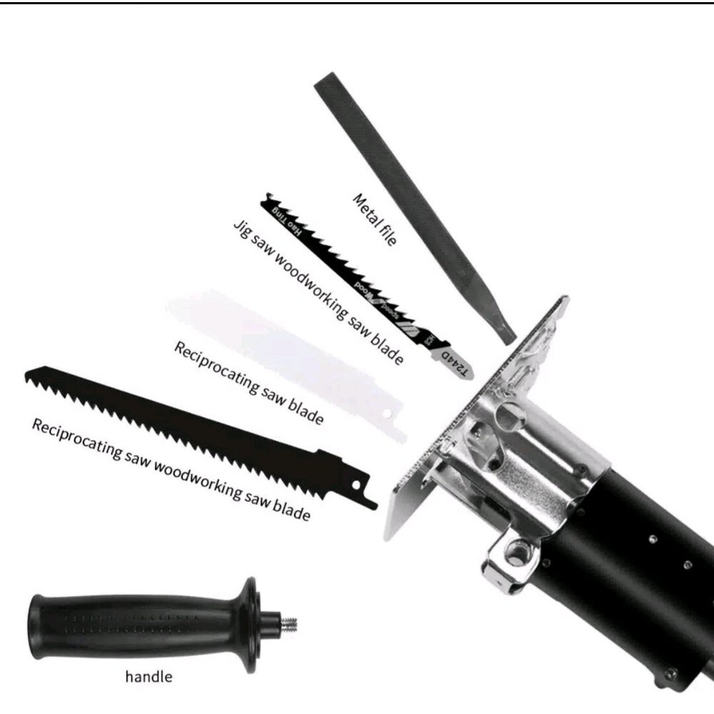 TERMURAH Adapter Mesin Jig Saw - Adaptor Bor ke gergaji Mesin gerjagi bor tangan konektor bor tangan