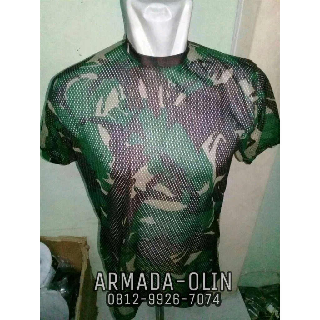 Promo SHOPEE Ready Kaos Polos-Kaos loreng polos jaring - oblong loreng malvinas jaring Terbatas