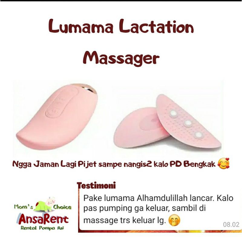 Sewa Lactation Massager Sewa lumama Pijat Payudara Pijat Laktasi Pijat Pelancar ASI