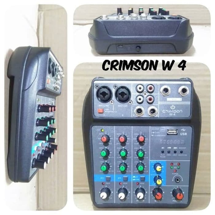 CRIMSON original mixer 4ch PROFESIONAL 4 CHANNEL BEST QUALITY. MIXING