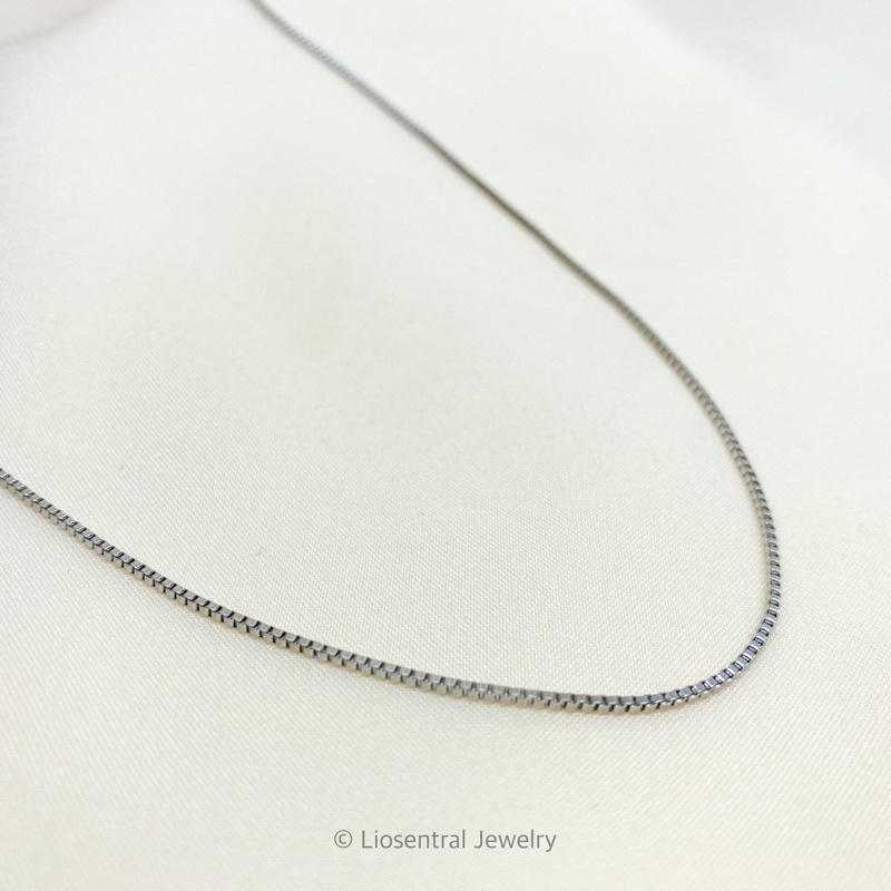 Liosentral - Kalung Polos Titanium | Kalung Pria Titanium | Kalung Laki Laki | Kalung Itali Laki Lak