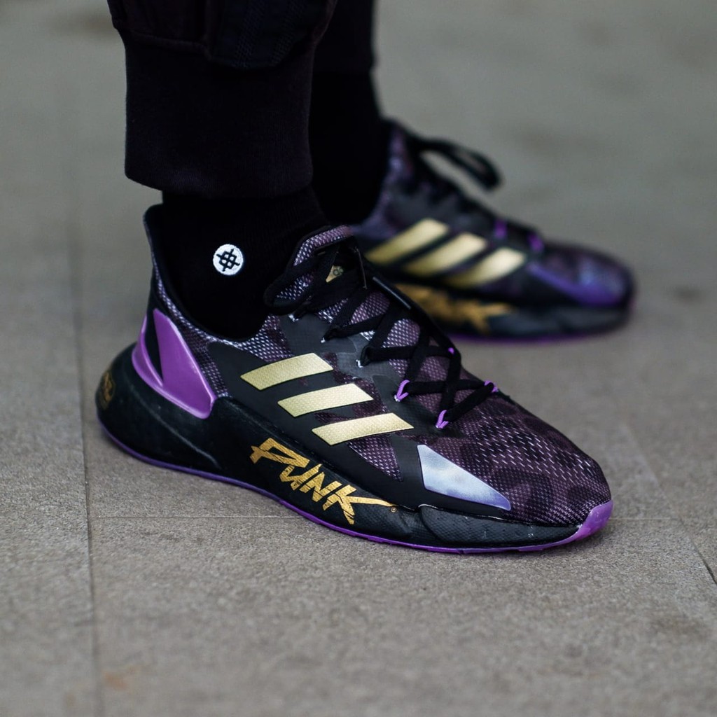 ADIDAS X9000L4 BOOST X CYBER PUNK CORE BLACK METALLIC PURPLE Original