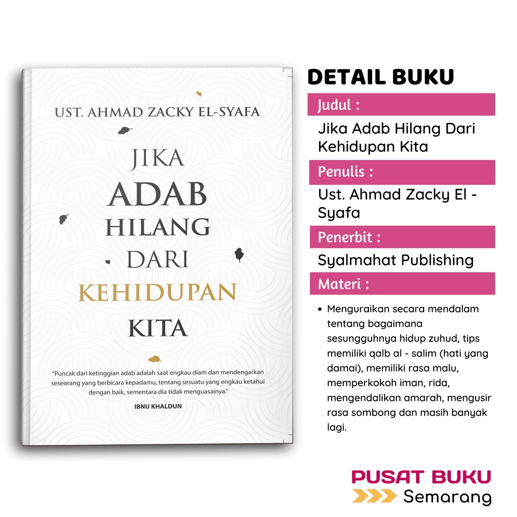 Buku Islami Motivasi Islam Jika Adab Hilang Dari Kehidupan Kita-1