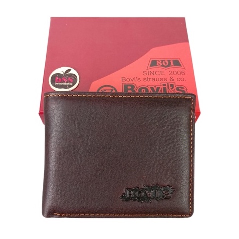 Dompet Pria Kulit Original BOVIS-801 Import