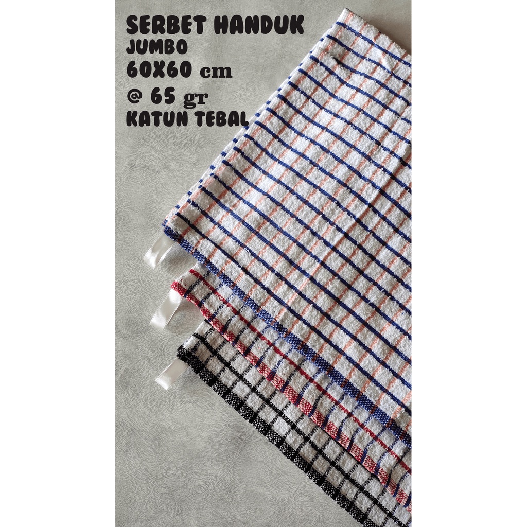 Serbet Dapur Jumbo Super Tebal - Serbet Handuk 60x60 cm katun - Kelinci