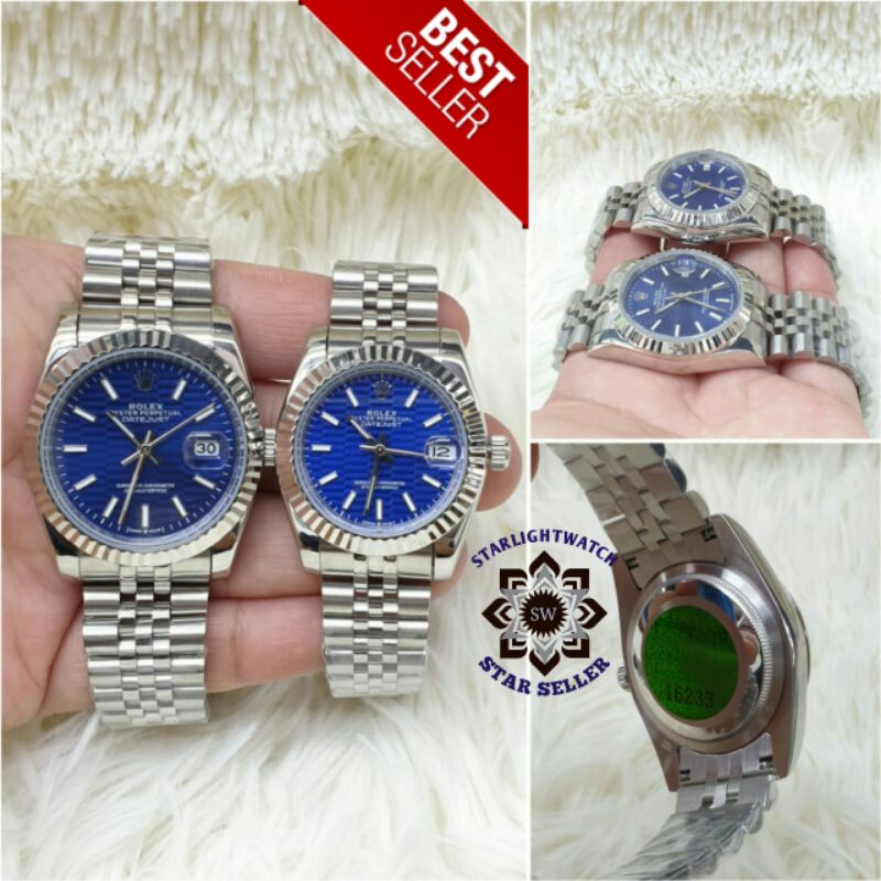 JAM TANGAN COUPLE ROLEX DATEJUST AUTOMATIC KUALITAS ORIGINAL