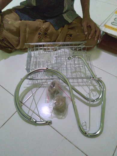 Df Rak Piring Stainless 2 Susun Murah - Rak Peralatan Dapur 2 Tingkat - 2 Tier Dish Drainer