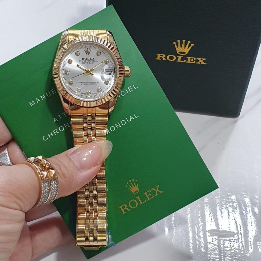 ✾✿100% Original ✔️ COD JAM TANGAN WANITA ROLEX CELINE INCLUDE KARTU & BOX EXCLUSIVE 🆕⚡