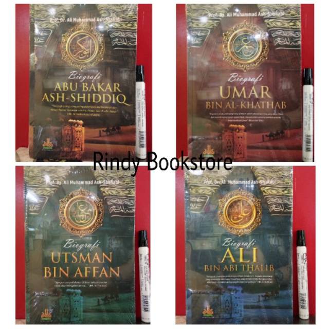 Biografi Abu Bakar Ash Shiddiq Umar Bin Al Khathab Utsman Bin Affan Ali Bin Abi Thalib Original Shopee Indonesia