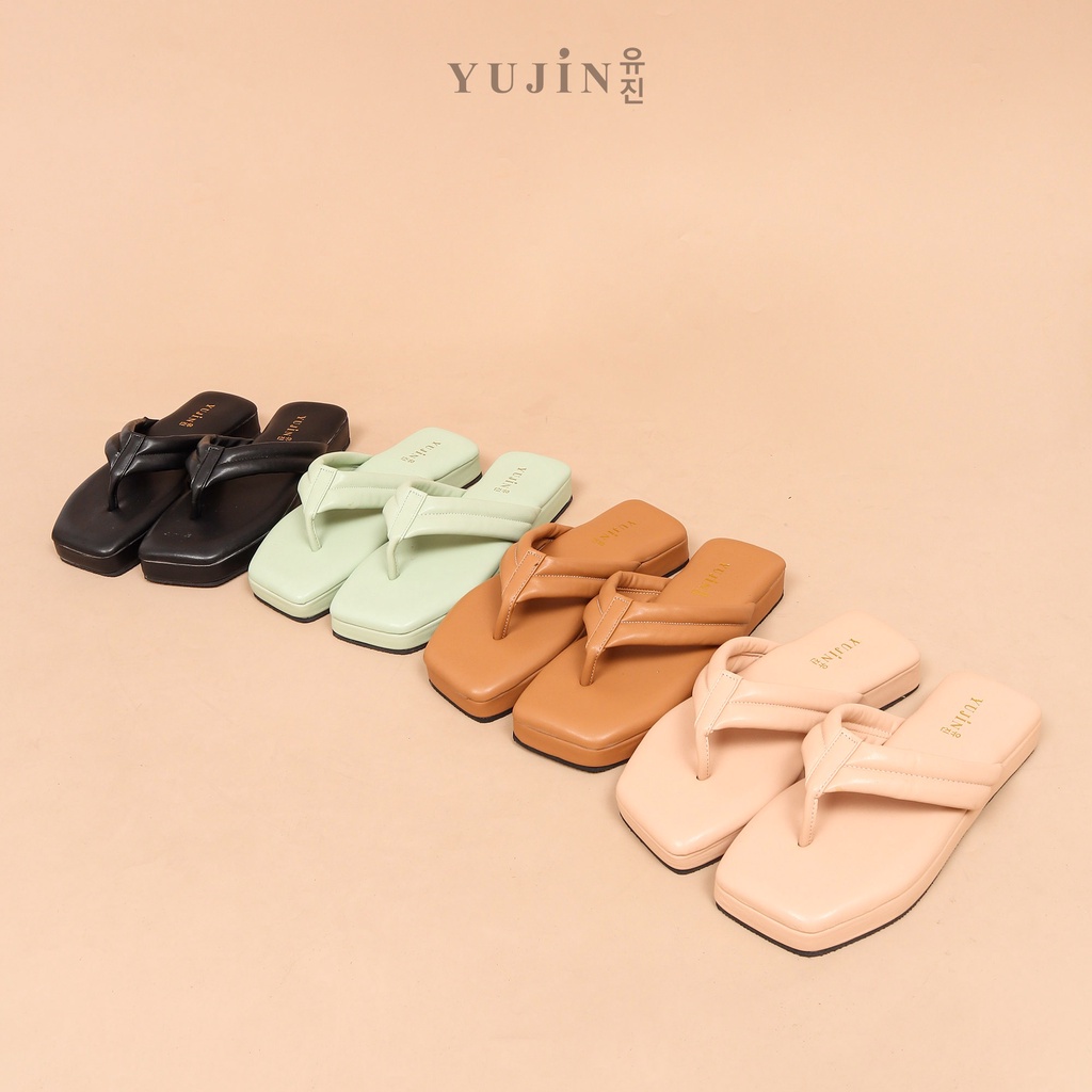 YUJIN Sendal Platform Wanita Ayumi Korean Fashion Sandals