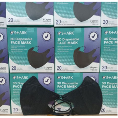 Masker Duckbill Facemask 3ply Isi pcs 3d Disposable Facemask Stark Shopee Indonesia