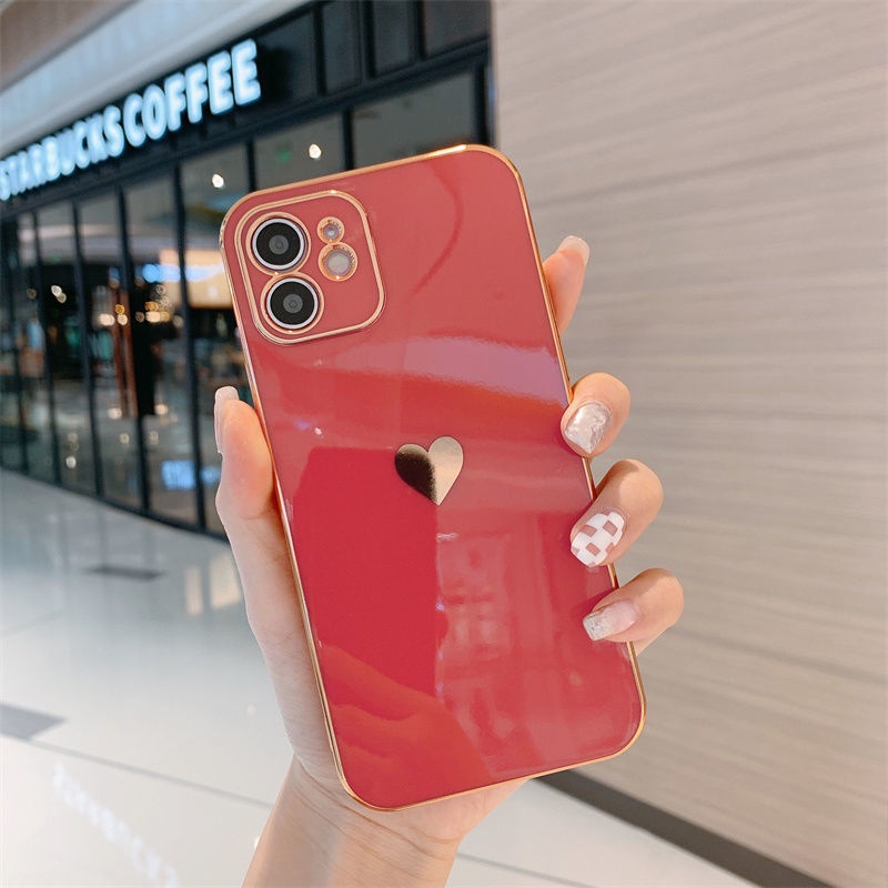 Case Pelindung Belakang Electroplated Tahan Banting Untuk iPhone 13 12 11 Pro Max X XS Max XR 12 13 Mini 7 8 Plus SE 2020 2022