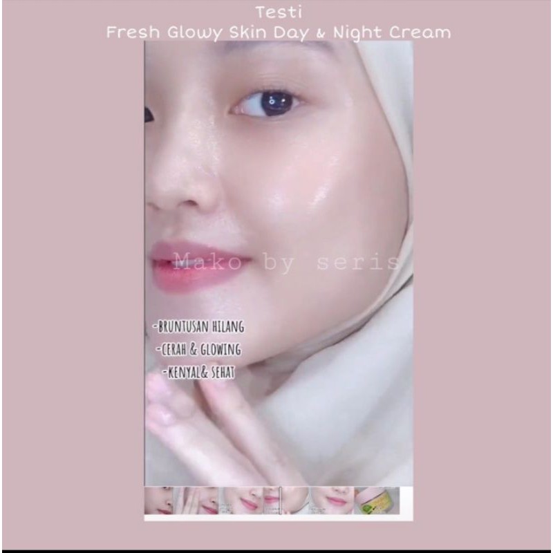 Resmi Free Spatula Mako By Seris Fresh Glowy Skin Day Night Cream Shopee Indonesia