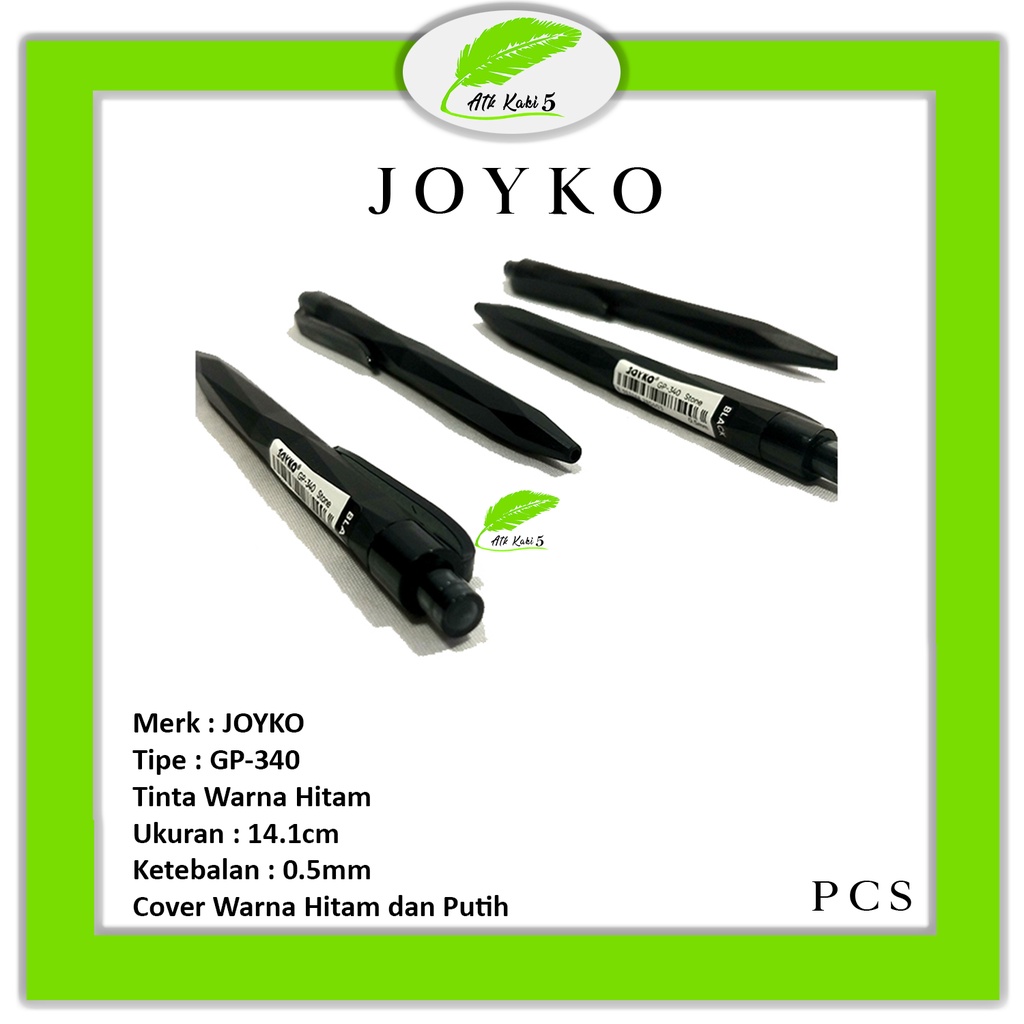 

JOYKO - Pulpen Gel Pen Rectrable GP-340 - Pcs