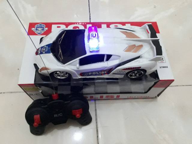 RC POLICE CAR - MAINAN REMOTE CONTROL ANAK - EDUKASI RADIO CONTROLE