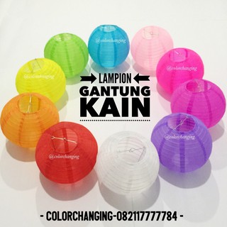 Lampion Kain 30 cm unik | Shopee Indonesia