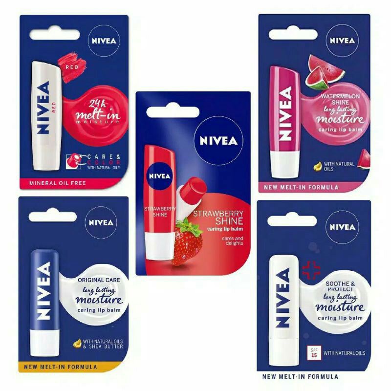 NIVEA Lip Balm - Lip Care 4,8gr