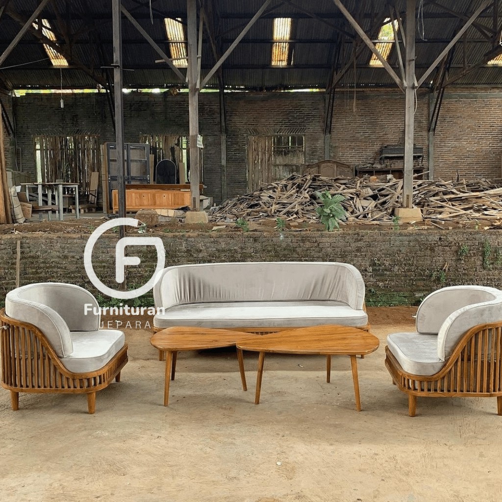 Kursi Tamu Minimalis Sofa Jepara Grade A Premium