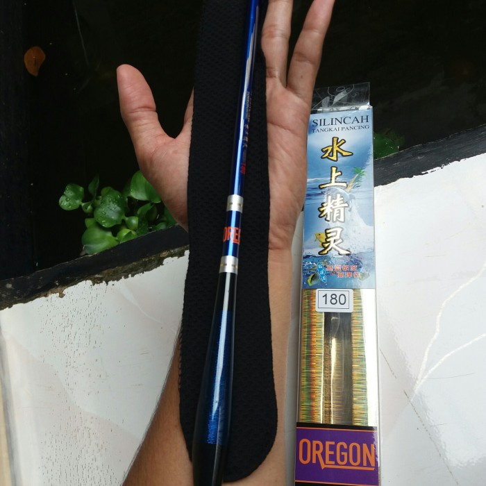 Joran Tegek Oregon Silincah 180cm Kaku Tulcuk Ruas Pendek
