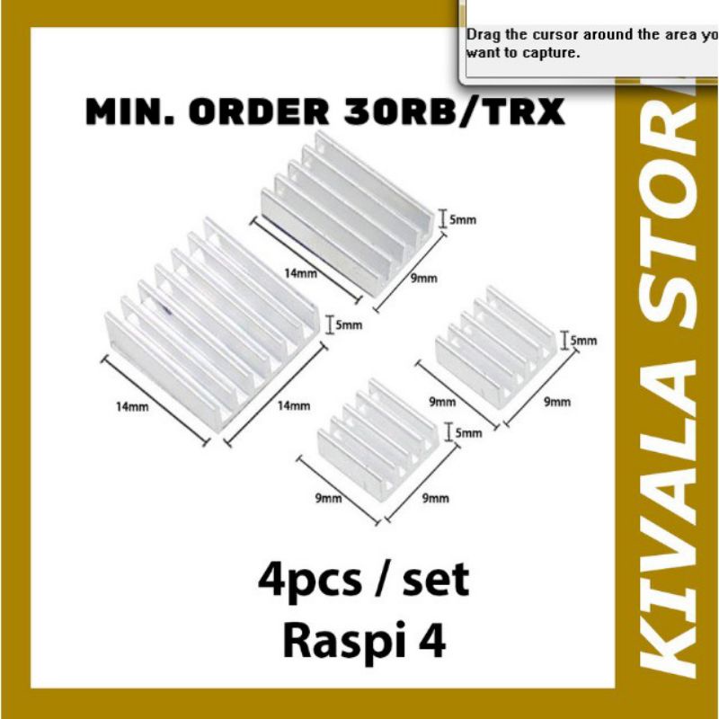 Heatsink Raspberry Pi 4