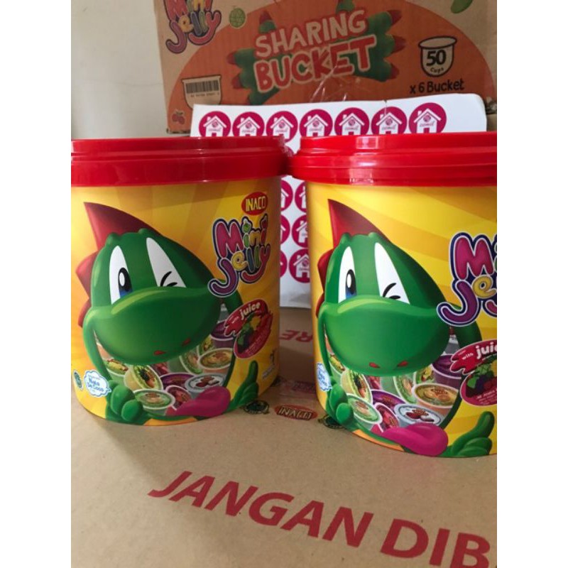 

[ Kartonan ] inaco jelly sharing bucket inaco jeli ember