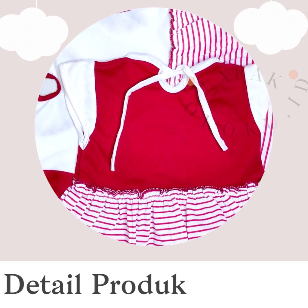 Baju Bayi Dress Bayi (0-12 Bulan) Rok Anak Newborn Baju Anak Perempuan Atasan Baru Lahir Grosir Murah Bawahan