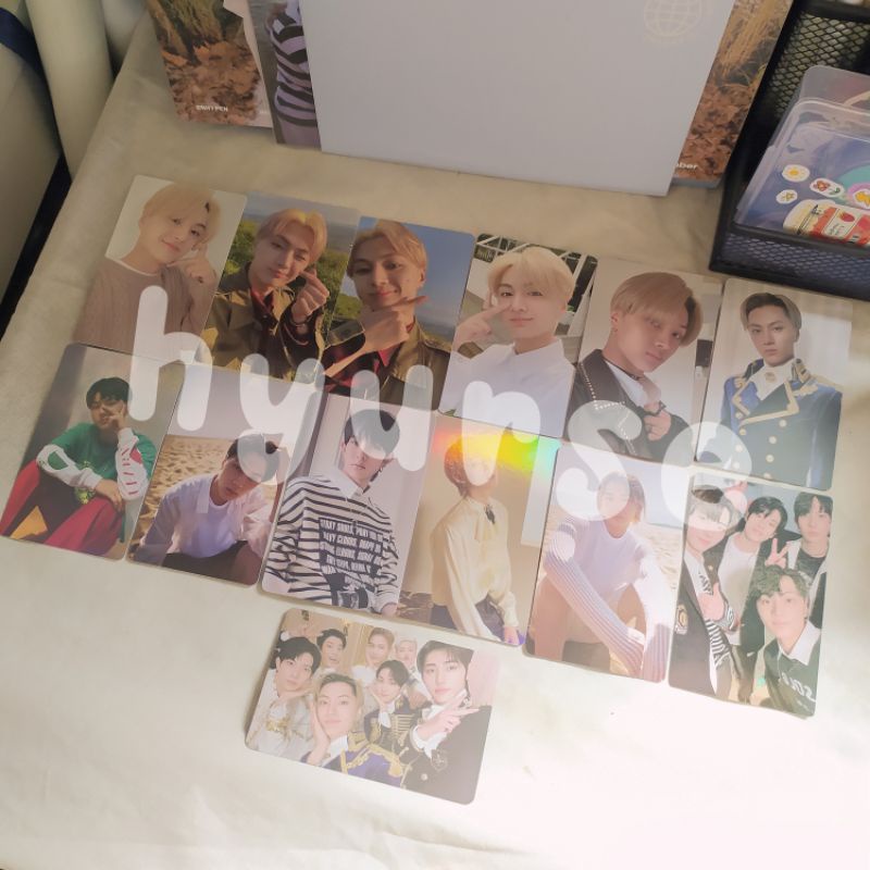 [ READY INA ] PHOTOCARD ENHYPEN JAY DAWN DVD EN-CONNECT JAY JUMATAN HYPE UP HOLO CHARYB NIKI POB SUN