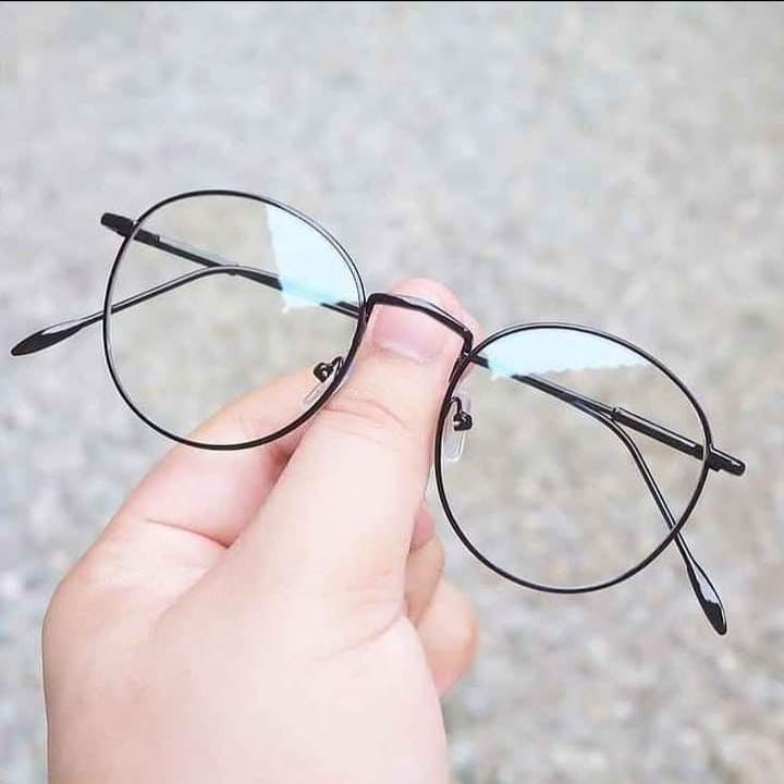 Tersedia Kacamata Photocromic Oval, Korean Style, Unisex Sunglasses, Vintage, Wanita Pria Milenial