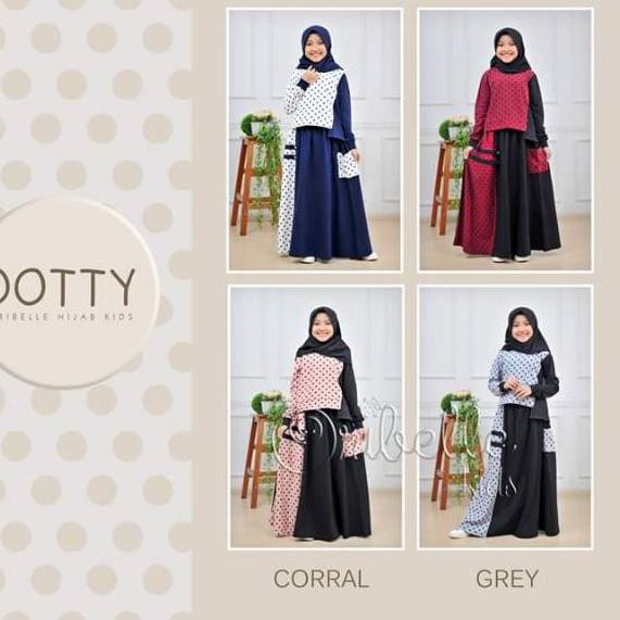 DOTTY / ORIBELLE / ORIBELLE KIDS / SETELAN KULOT / GAMIS ANAK / BAJU MUSLIM