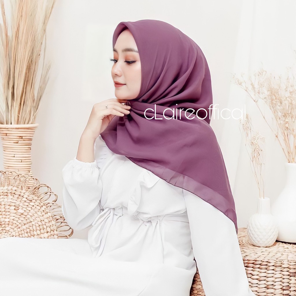 Jilbab Segiempat BELLA SQUARE /hijab pollycotton kerudung segiempat hijab murah/ Atasan / Hijab