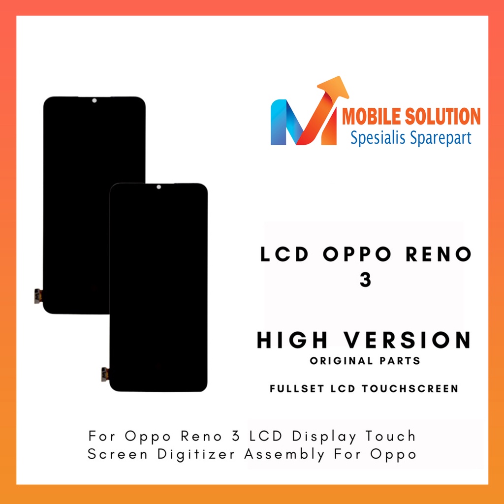 Grosir LCD Oppo A91 / LCD Oppo Reno 3 ORIGINAL 100 % Fullset Touchscreen - Parts Kompatibel Dengan Produk Oppo Garansi 1 Bulan + Packing / Bubbel