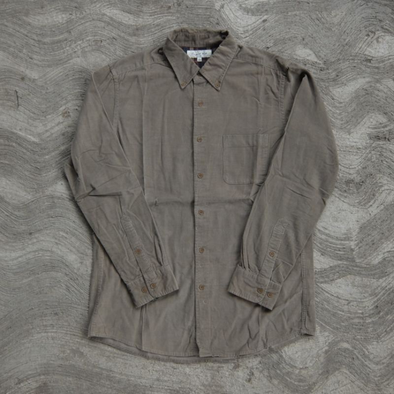 kemeja corduroy Uniqlo corduroy shirt