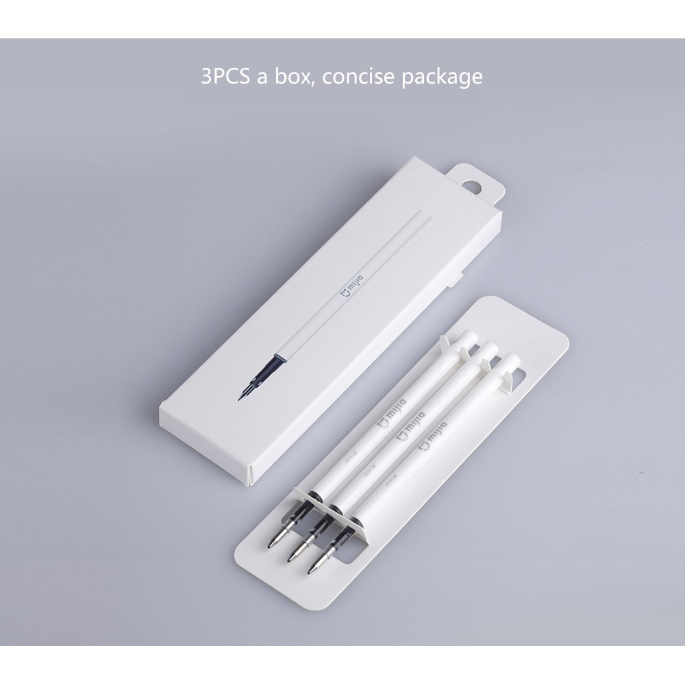 ORIGINAL Xiaomi Ink Pen Refill 3PCS Refill Ballpoint Pena Xiaomi
