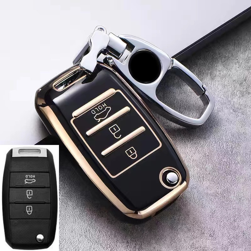 Cover Kunci Mobil Bahan TPU Untuk Kia Rio 3 K2 Ceed Cerato K3 Sportage 4 Picanto K5 Optima Sorento