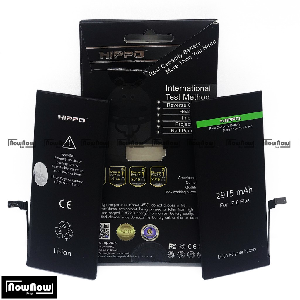 Baterai Hippo 6 Plus A1522 A1524 Original Batre Batrai Battery HP Garansi Resmi