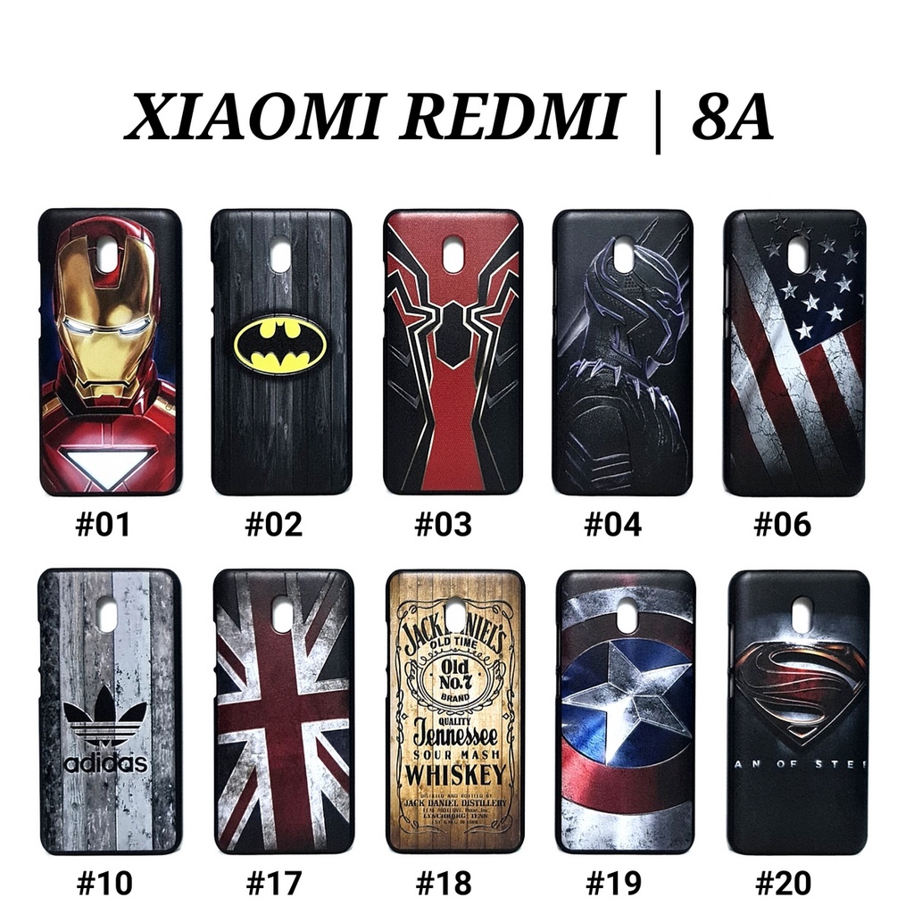 XIAOMI REDMI 2 2S 3 3S 3 PRO 4A 4X 5 5 PLUS 5A 6A 7 7A 8 8A 9 9A GO K20 K20 PRO | MAN HARD CASE Marvel Super Hero