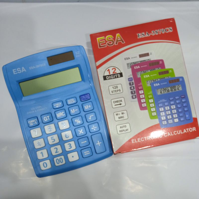 

KALKULATOR ESA 3870,12DIGIT CHECK& CORRECT