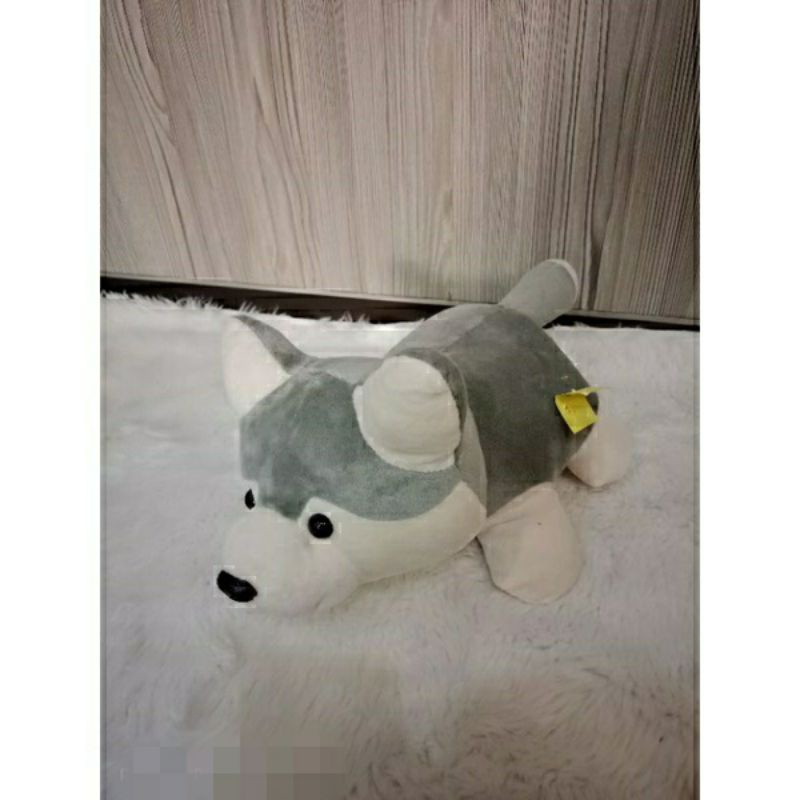 Boneka husky size L Boneka Anjing Murah Boneka Dog Doll Boneka anak Boneka murah boneka ultah hadiah ultah kado ultah hadiah ultah kado murah