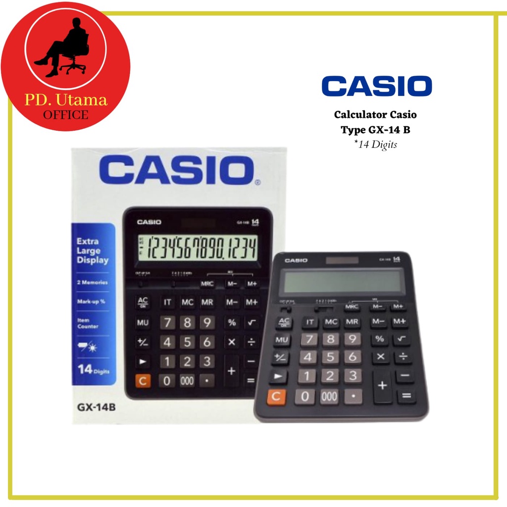 

KALKULATOR CASIO GX 14 PROMO MENARIK HARGA MURAH