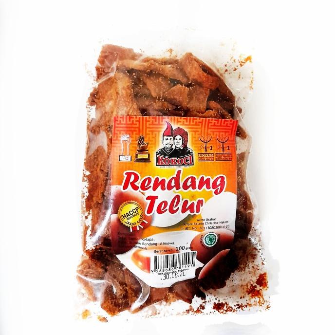 

Rendang Telur Kokoci Oleh Oleh Padang