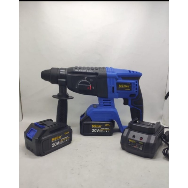 mollar chd20826 rotary hammer drill 20v bor beton bobok chd 20826