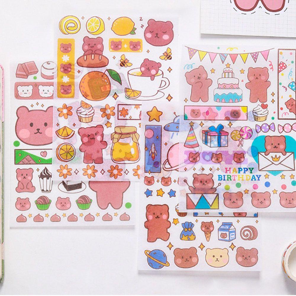 Populer Sticky Scrapbooking kids DIY Kawaii Planner Stiker