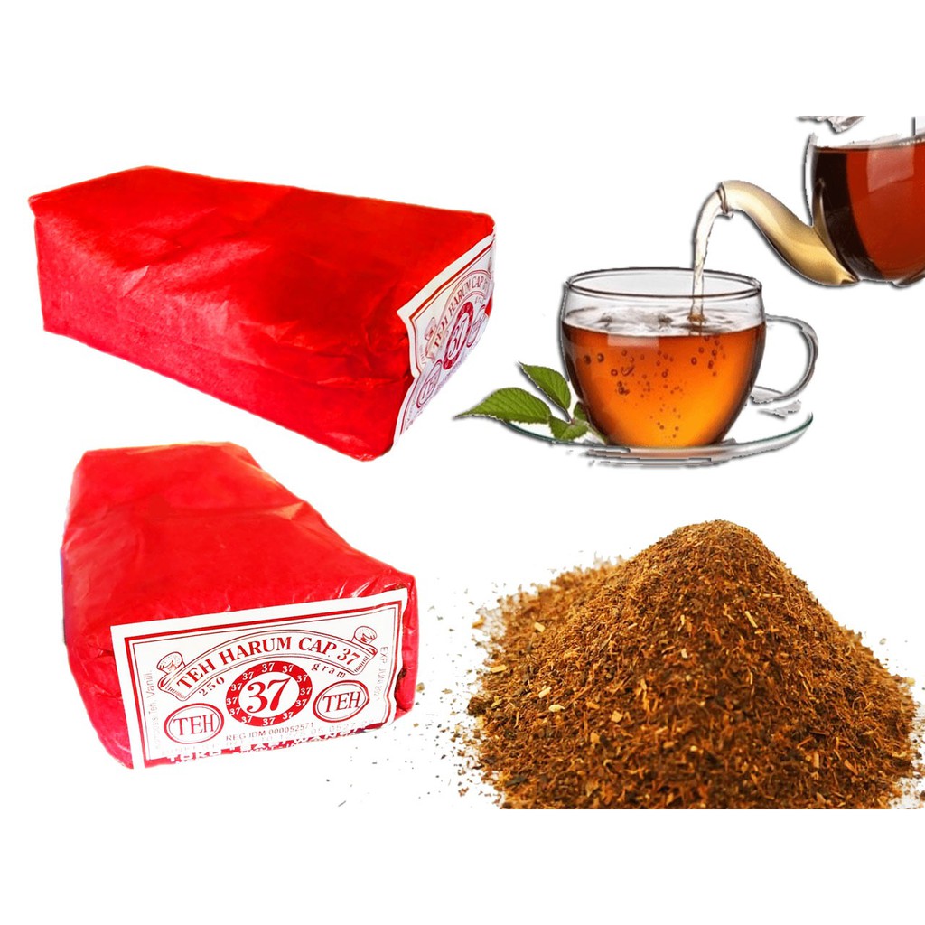 

Bubuk Teh - Teh Harum Cap 37 Khas Medan - Bubuk Teh 500 gram